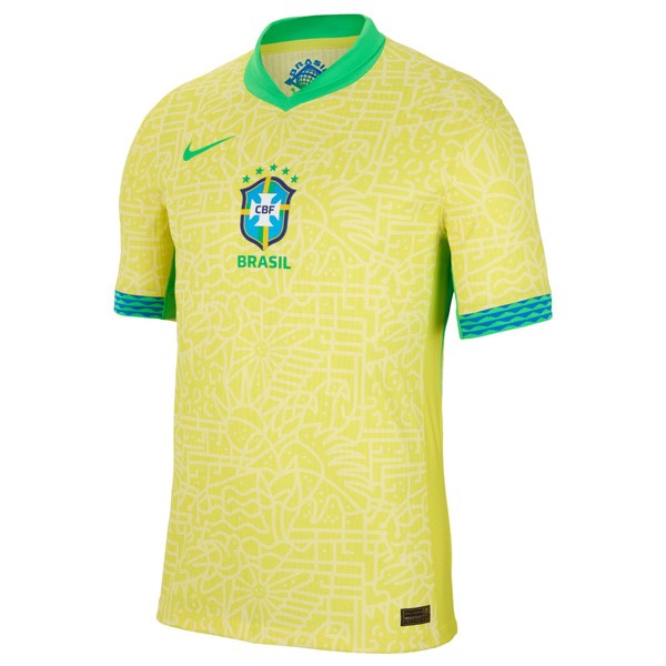 Tailandia Camiseta Brasil Replica Primera Ropa 2024